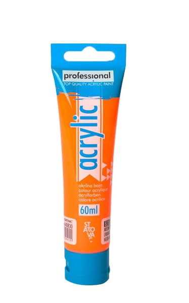 PROFESSIONAL Acrylic - Akrilna boja NEON NARANDŽASTA 60ml 640830