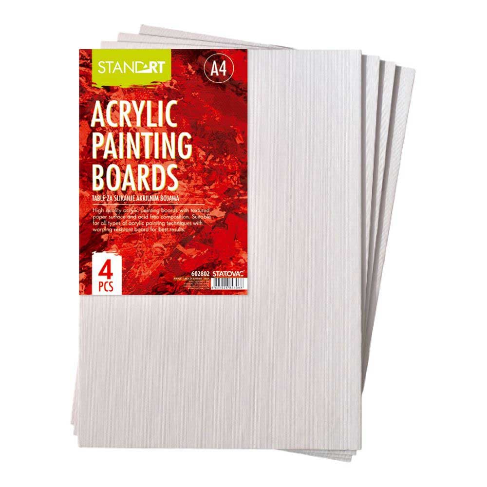 STANDART Table za akrilne boje A4 format 4 komada 602802