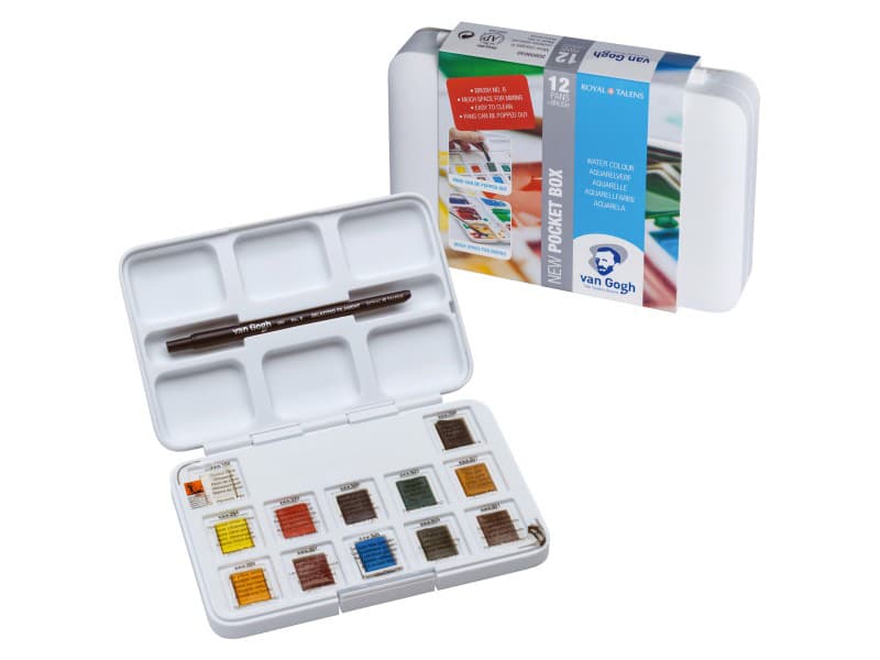 TALENS Van Gogh Water Colour Pocket Box 20HP8631 - Akvarel set 12 boja 687913