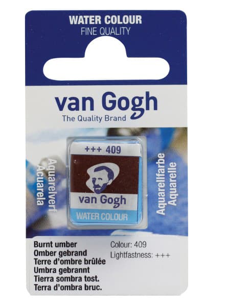 TALENS Van Gogh Water Colour Pan - Akvarel boja u panu PEČENA UMBRA 2x13g 687409
