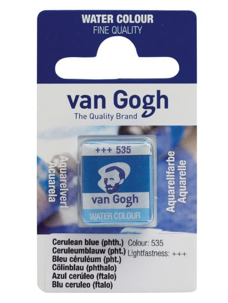 TALENS Van Gogh Water Colour Pan - Akvarel boja u panu CERULEUM PLAVA - FTALO 13g 687535