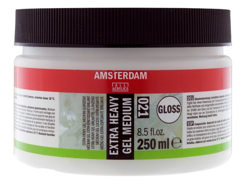 TALENS Amsterdam Extra heavy gel medium Glossy 021 - Ekstra teški gel medijum za akrilne boje 250ml Sjajni 690205