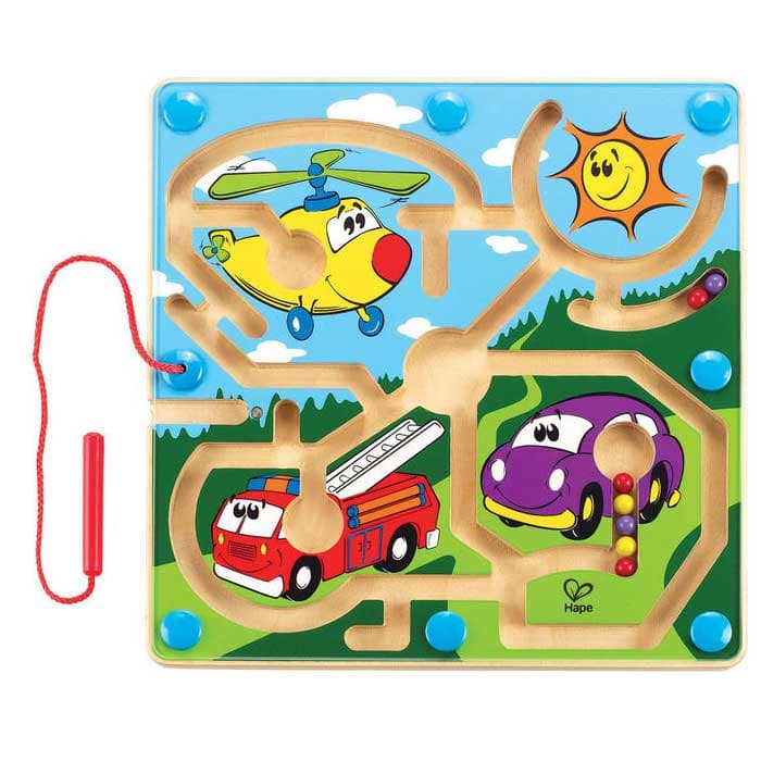 Drvena igračka Magnetni lavirint Mighty Motors