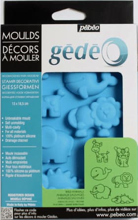PEBEO Gedeo Mould Wild Animals - Kalup za livenje ŽIVOTINJE 13 x 18.5cm 667024