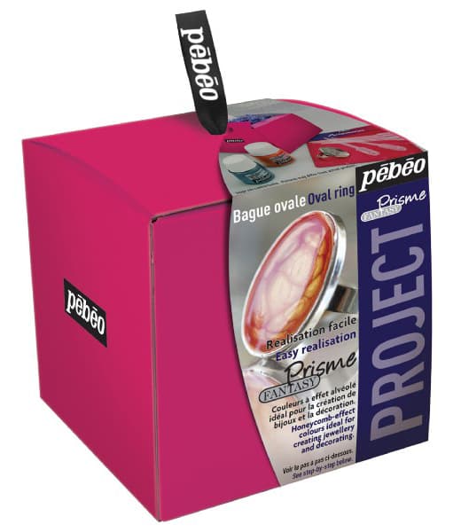 PEBEO Fantasy Prisme - Set - Boje i podloga za nakit OVALNI PRSTEN 664358