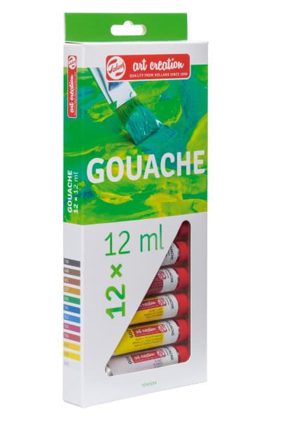 TALENS Art Creation Gouache Set - Gvaš set 12 x 12ml 699022