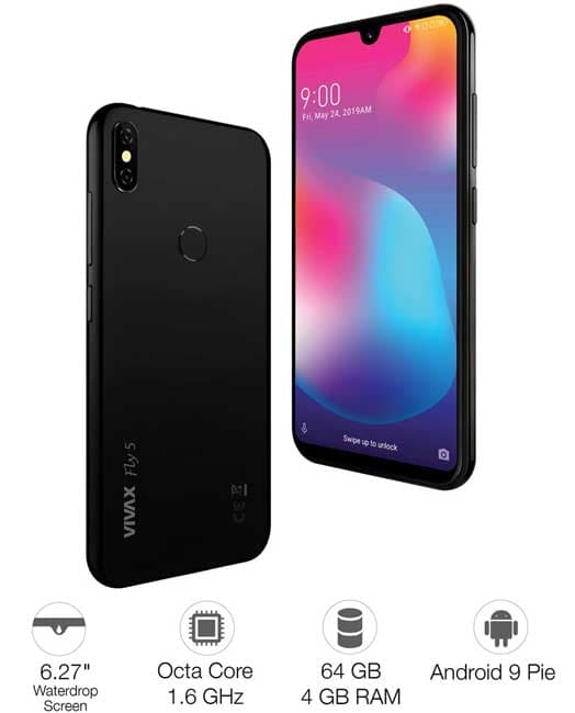 Mobilni telefon Vivax Smart Fly 5 Black 4GB 64GB