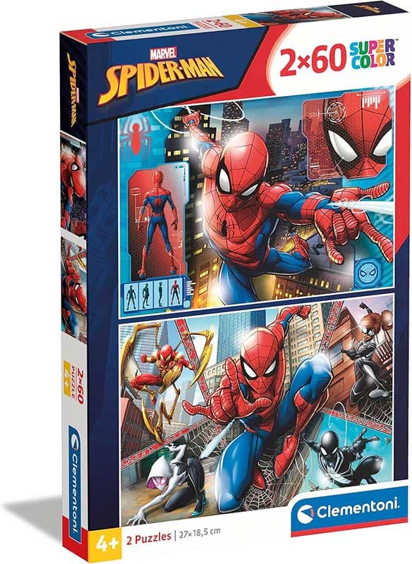 Puzzle slagalice 2x60 delova Spiderman Clementoni 21608