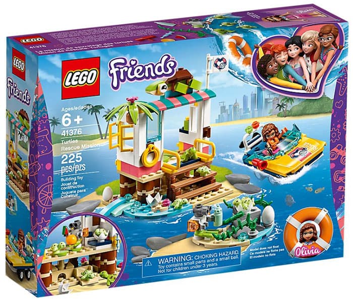 LEGO® FRIENDS Kocke - Olivija - Spasavanje kornjača 41376