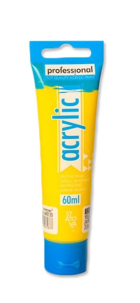 PROFESSIONAL Acrylic - Akrilna boja Yellow Medium 120 60ml 640120