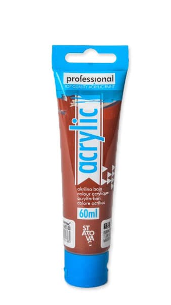 PROFESSIONAL Acrylic - Akrilna boja Burnt Sienna 520 60ml 640520