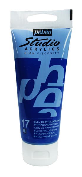 PEBEO Studio Acrylics High Viscosity - Akrilna boja - Phthalocyanine Blue 17 - 100ml 661017