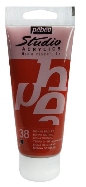 PEBEO Studio Acrylics High Viscosity - Akrilna boja - Burnt Sienna 38 - 100ml 661038