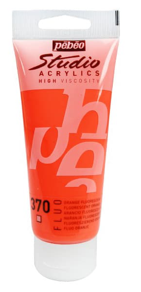 PEBEO Studio Acrylics High Viscosity - Akrilna boja - Orange 370 - 100ml 661170