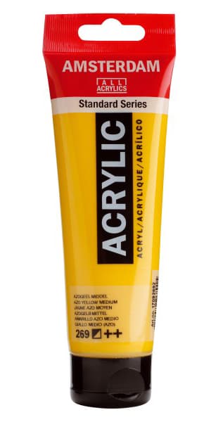 TALENS Amsterdam All Acrylics Standard Series - Akrilna boja Azo Yellow Medium 269 120ml 680269