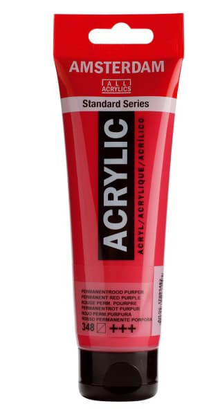 TALENS Amsterdam All Acrylics Standard Series - Akrilna boja Permanent Red Purple 348 120ml 680348
