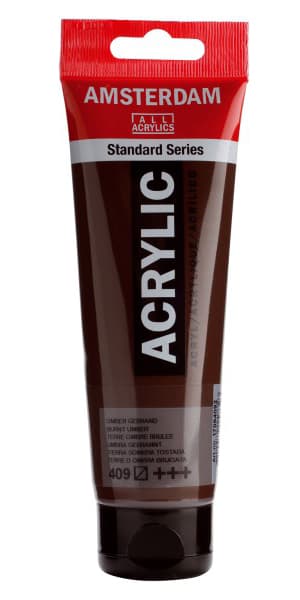 TALENS Amsterdam All Acrylics Standard Series - Akrilna boja Burnt Umber 409 120ml 680409