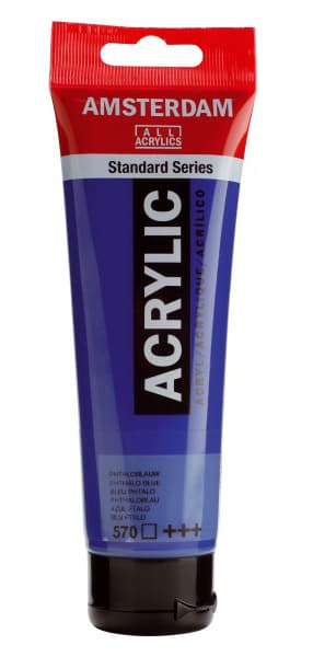TALENS Amsterdam All Acrylics Standard Series - Akrilna boja Phthalo Blue 570 120ml 680570