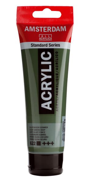 TALENS Amsterdam All Acrylics Standard Series - Akrilna boja Olive Green Deep 622 120ml 680622