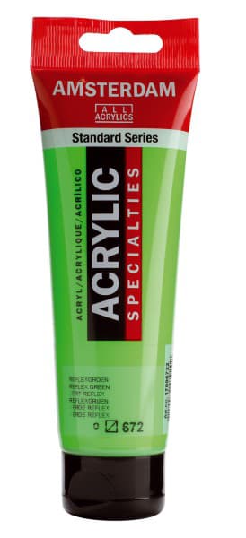 TALENS Amsterdam All Acrylics Standard Series - Specialties - Akrilna boja Reflex Green 672 120ml 680672