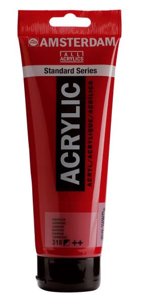 TALENS Amsterdam All Acrylics Standard Series - Akrilna boja Carmine 318 250ml 681318