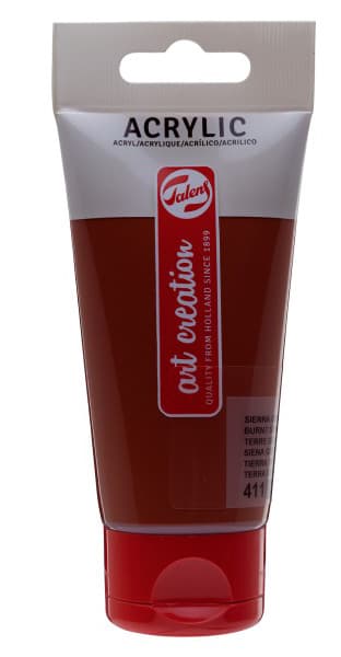 TALENS Art Creation Acrylic Colour Tube - Akrilna boja Burnt Sienna 411 75ml 692411