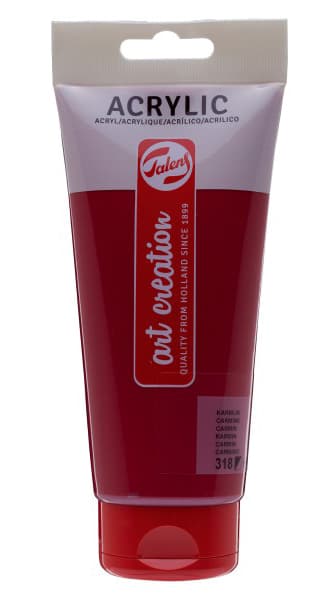 TALENS Art Creation Acrylic Colour Tube - Akrilna boja Carmine 318 200ml 693318