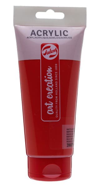 TALENS Art Creation Acrylic Colour Tube - Akrilna boja Naphthol Red Medium 396 200ml 693396