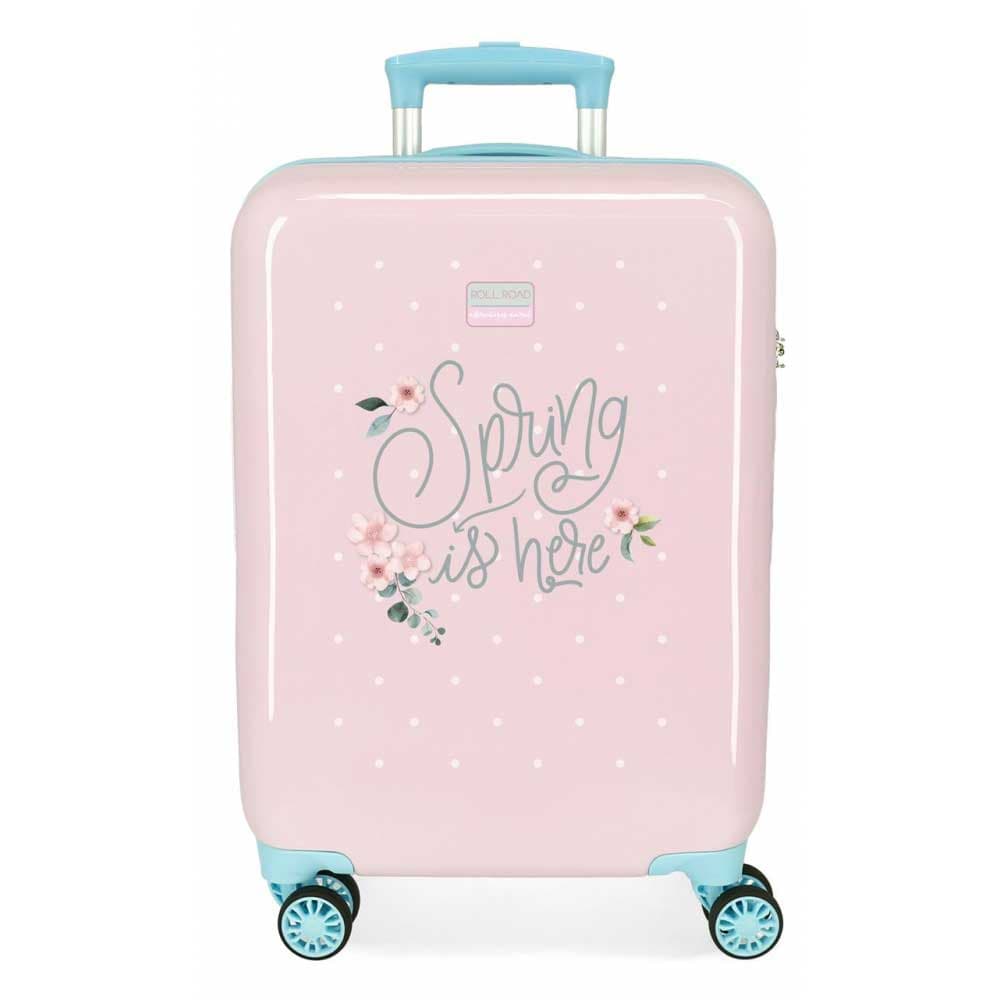 ABS Kabinski kofer za decu 55cm Roll Road Spring Is Here pink 40817