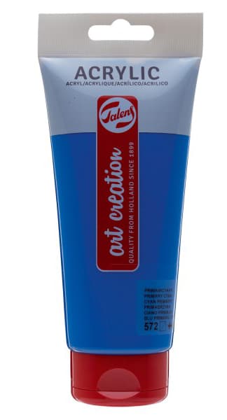 TALENS Art Creation Acrylic Colour Tube - Akrilna boja Primary Cyan 572 200ml 693572