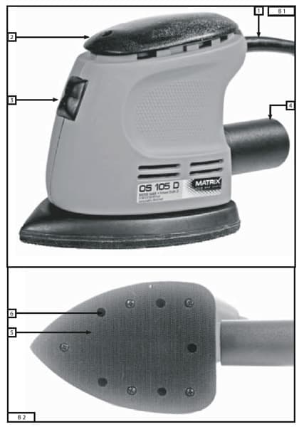 Brusilica vibraciona trouglasta OS105D 130200040