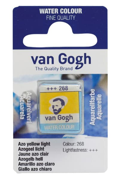 TALENS Van Gogh Water Colour Pan - Akvarel boja u panu AZO ŽUTA SVETLA 13g 2 komada  687268