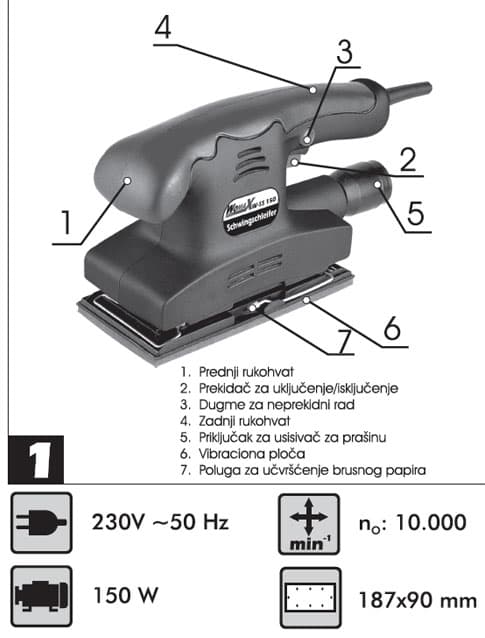 Brusilica vibraciona WSS150 72115000