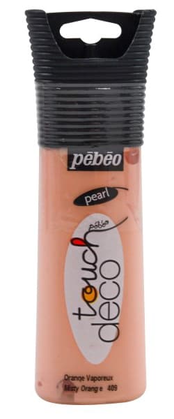 PEBEO Deco3D Touch - Pearl - Dekorativna reljefna boja MISTY ORANGE 409 biserna 30ml 664250