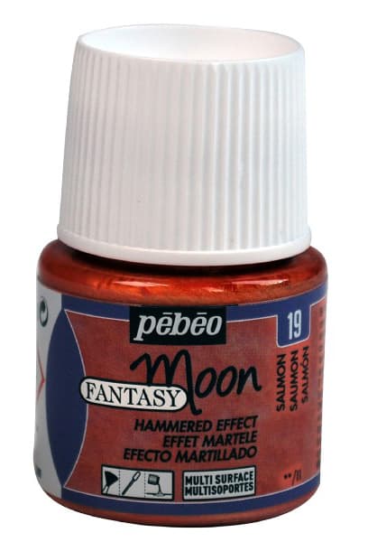 PEBEO Fantasy Moon Hammered Effect - Salmon 19 - Boja sa efektom LOSOS 45ml 664336
