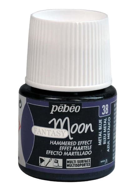 PEBEO Fantasy Moon Hammered Effect - Metal Blue 38 - Boja sa efektom METAL PLAVA 45ml 664347