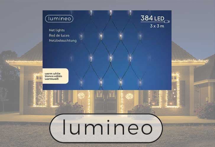 Lumineo Novogodišnja LED mreža za spoljnu i unutrašnju upotrebu 3 x 3 m 49.4883