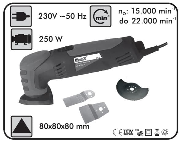 Vibraciona brusilica WMS250 3 u 1 72225090