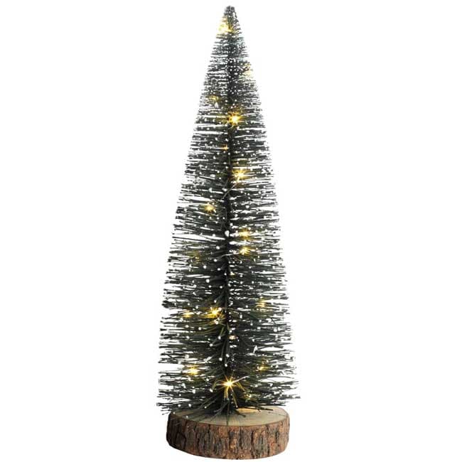 Novogodišnja jelka 30cm sa LED lampicama na baterije