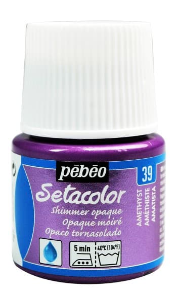 PEBEO Setacolor - Shimmer Opaque - Pokrivna boja za tekstil 45ml AMETHYST 664751