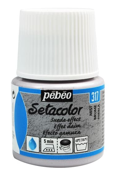 PEBEO Setacolor - Suede Effect - Pokrivna boja za tekstil 45ml MIST 664716