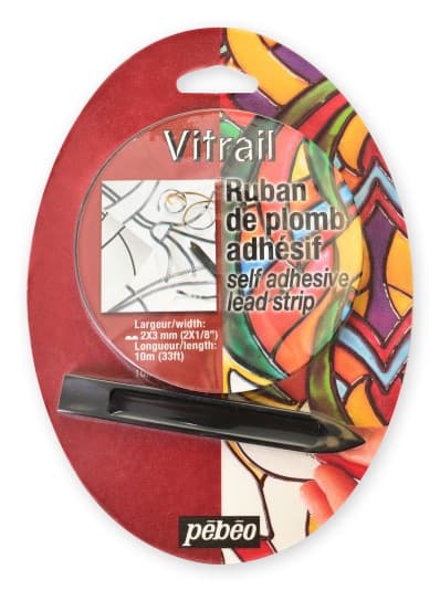 PEBEO Vitrail Auxiliaries - Adhesive Lead Strip - Samolepljiva žica za vitraž 10m 669100