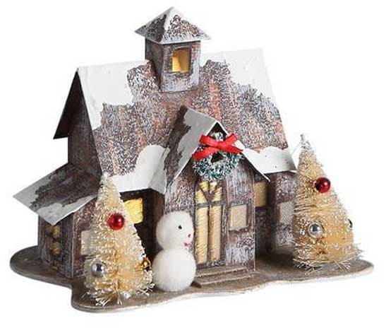 Novogodišnja svetleća dekoracija Kućica 658721