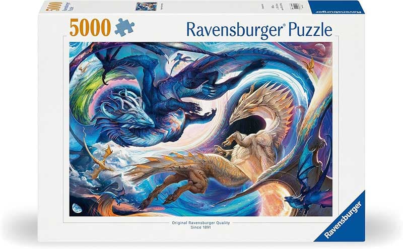 Puzzle slagalica 5000 delova Zmaj Dan i noć Ravensburger 12000813