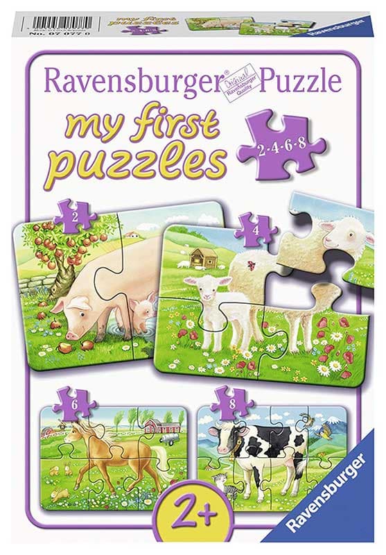 Ravensburger Moj prvi puzzle 4u1 - Domaće životinje 07077