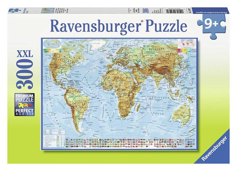 Ravensburger Puzzle 300 delova - Karta sveta 13097