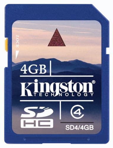 Kingston SDHC memorijska kartica SD4/4GB