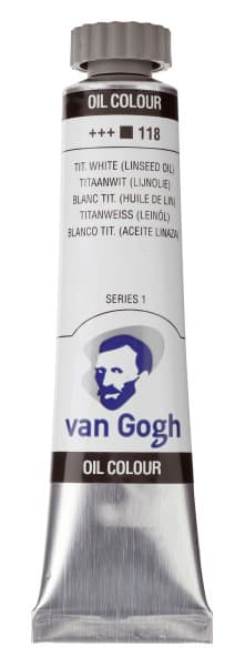 TALENS Van Gogh Oil Colour - Uljana boja TITAN BELA - laneno ulje -40ml 684118