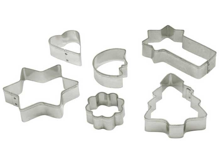 Novogodišnji set modli za sečenje kolača 6 kom. 42966