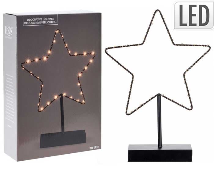 Novogodišnja svetleća zvezda na baterije AX3200530 30 LED
